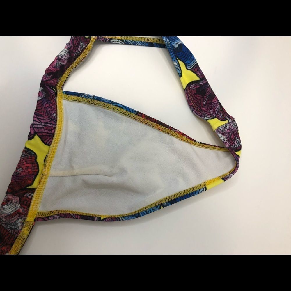 ASOS Swim floral bikini swim top size 6 - Picture 11 of 12